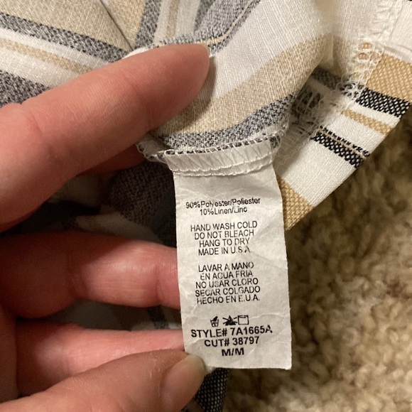 I Love It Striped  Cami Romper Women's Size Medium - Picture 5 of 11